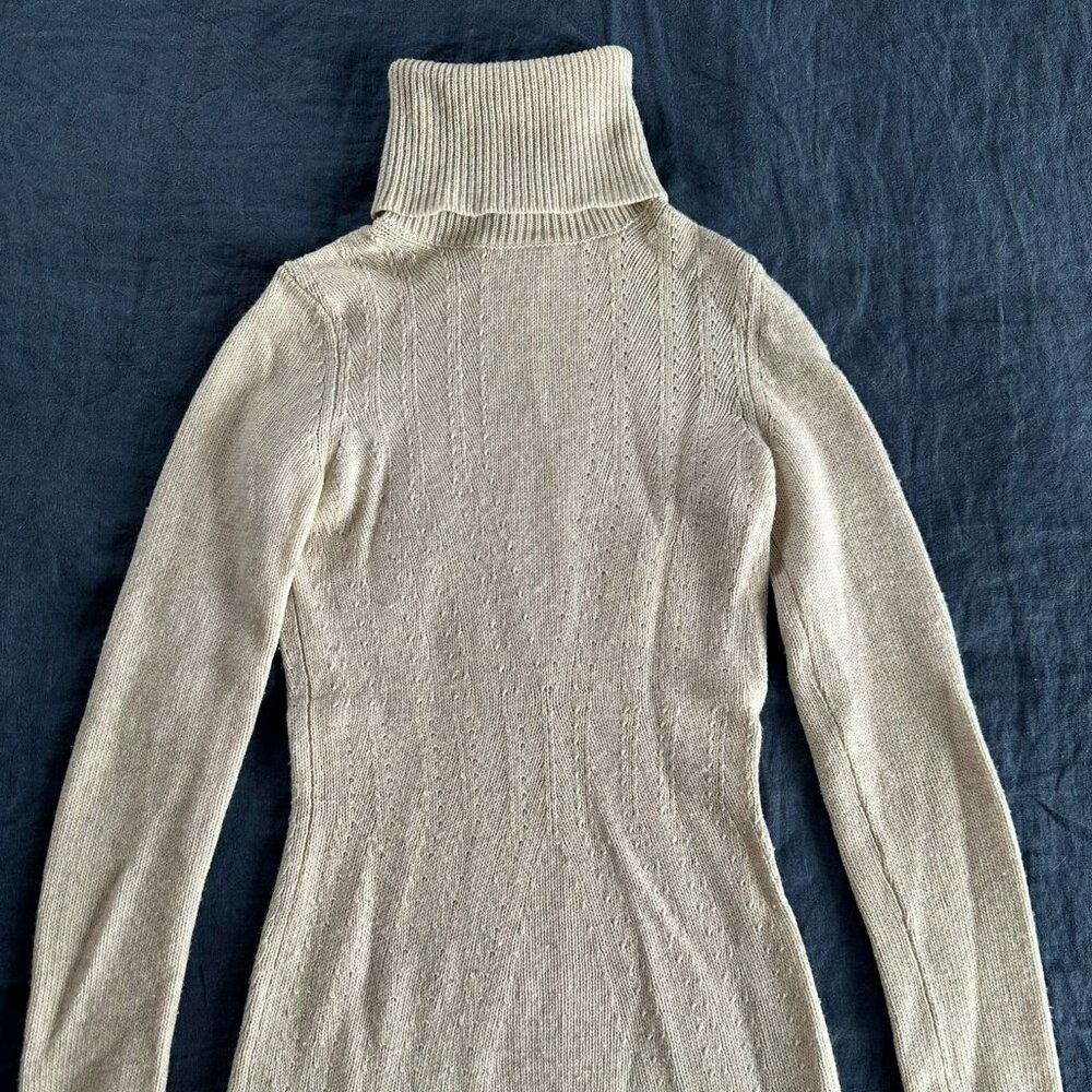 Slimming Wool Turtleneck Sweater